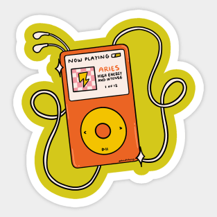 Aries MP3 Sticker